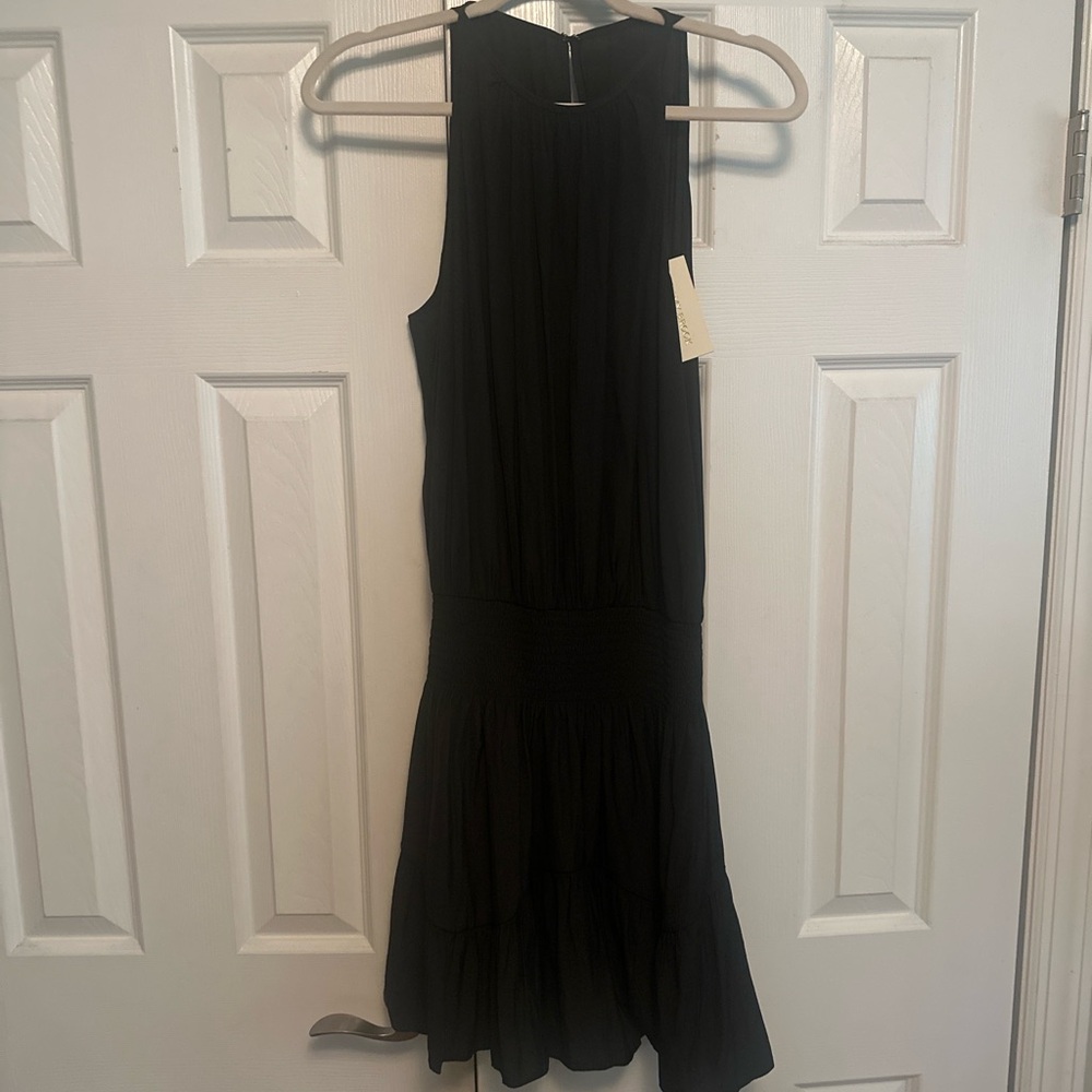 Ramy Brook Black Midi Dress
